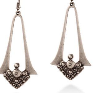Antique silver plated Turkish earings